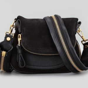 Tom Ford Black Suede Jennifer Bag